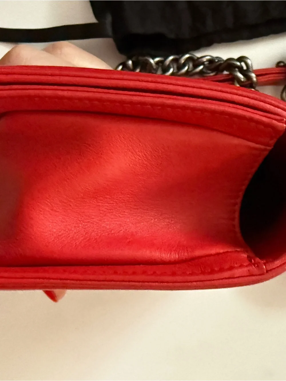 Chanel Boy Bag Red Quilted Leather |Complete Set |Box, Dust Bag & COA | Pristine